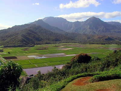 Hanalei Valley in Hawaii